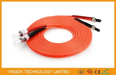 kupować SMA905 Przewód światłowodowy światłowodu Multimode ST / UPC, Mm Duplex Fiber Jumper produkcja online