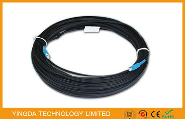 kupować 1 Core Self Supporting Przewód Patch FTTH SC - SC Kabel Optyczny Czarny FRP LSZH produkcja online
