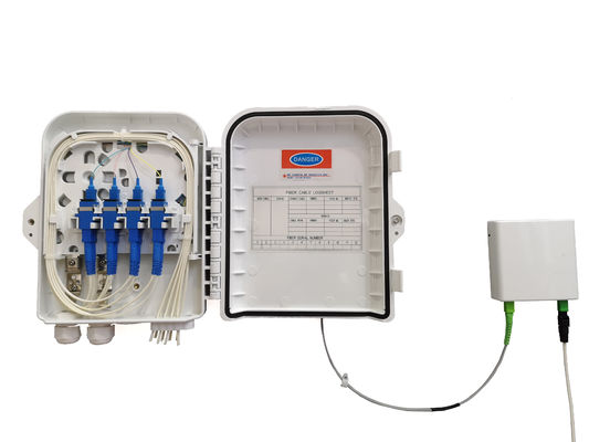 YINGDA FTTH 8 rdzeni Plastic Pole Mounting Fiber Optic Splitter Distribution Box Drop Cable 3mm dla pomieszczeń wewnętrznych