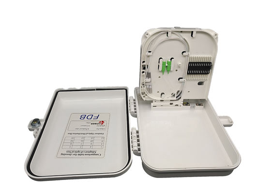 Włókno optyczne 2 wejścia kablowe gruczoły 16 z 16 rdzenia 1x16 Splitter Box do sieci