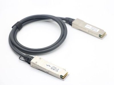 40G SFP DAC Kabel QSFP+ do QSFP+ Pasywny kabel miedziany PVC Czarny