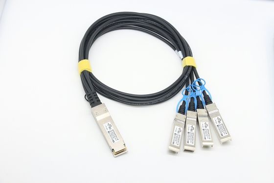 100G QSFP28 do 4x25G SFP28 DAC Kabel Twinax Bezpośrednie podłączenie materiału miedzianego Kompatybilny z Cisco