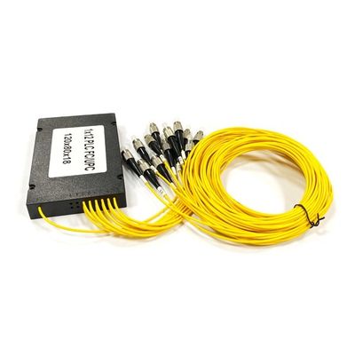 Wysokiej jakości FTTH 1x12 FC Connector Fiber Optical Box Dystrybutor ABS Box Rozdzielacz PLC Do Panelu Krosowego