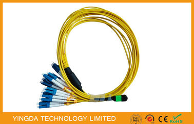 24core Multi Fiber Bundle MTP MPO Cable MPO LC Fan Out Patch Cord 2mm